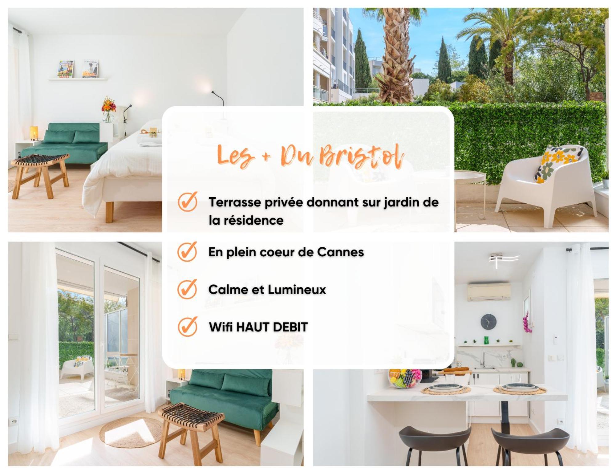 Le Bristol By Apirent #Climatisation #Terrasse #Central Cannes Buitenkant foto