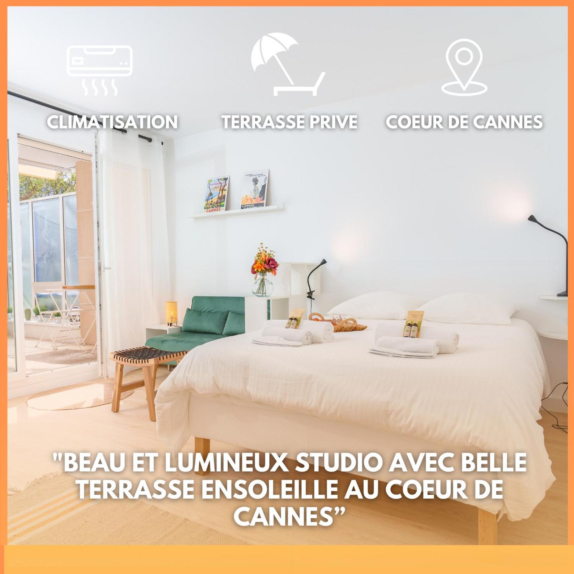 Le Bristol By Apirent #Climatisation #Terrasse #Central Cannes Buitenkant foto